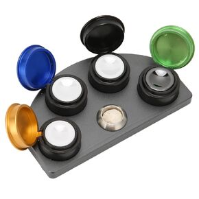 ZJchao Professional Watch Repairing Accessory, Watch Grease Cup Holders with 4 Dish Watch Oil Cup for Repairmen Amateurs