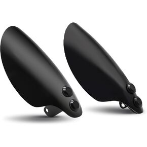 MZS Motorcycle Handguards, Touring Hand Guards Handlebar Wind Guard Protector Deflectors Black Compatible with Sportster 1996-2003 / Softail 1996-2014 / Dyna 1996-2017 / Road King 1996-2007