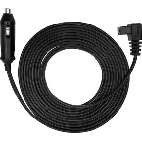 13.12 FT DC Power Cord Cable 12V/24V for Car Refrigerator Car Fridge Freezer Compatible with Alpicool, Bodega, Euhomy, BougeRV, Dometic, ICECO, Setpower, JoyTutus, ARB Etc Most Brands (13.12ft Black)