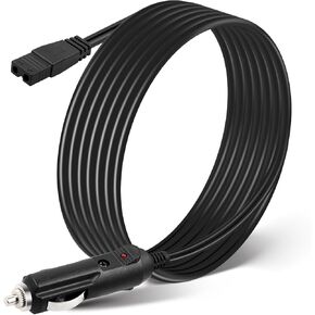Anina Mini Fridge 12V DC 2 Pin Power Cord for Mobicool Wagan NFA Car Cooler Box Refrigerator Freezers Charger Replacement 6.6 FT