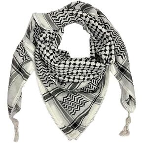 Shemagh Keffiyeh Scarf for Men and Women, Premium Quality, Original Design, Palestine Original, 100% Cotton Iraqi Design