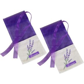Garneck 30pcs Sachet Bags Empty Lavender Sachet Bags Empty Purple Sacks with Drawstring Lavender Accessory Air Freshener Bag for Wedding Party Decoration Ornament (Light Purple) Lavender Sachets