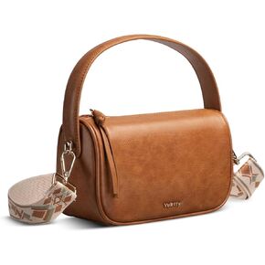 Small Top Handle Purse for Women Handbag with a Guitar Strap for Shoulder or Crossbody Wear