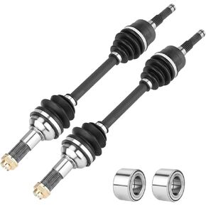 Front CV Axle for Yamaha Grizzly 660 YFM660F 4x4 2003 2004 2005 2006 2007 2008 5KM-2510F-10-00, 5KM-2510F-11-00, 5KM-2510J-20-00, 5KM-2510J-30-00 Shaft with Wheel Bearing