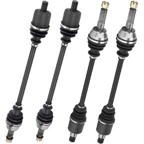 Front and Rear ATV CV Axle Drive shaft Assembly Set for Polaris RZR S 800/4 800 2009 2010 2011 2012 2013 2014, Replace for 1332885 1332637 1332883 - Full Set