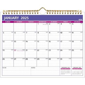 Wall Calendar 2024-2025 – Apr. 2024 - Sep. 2025, Calendar 2024-2025 Wall, 18 Monthly Calendar, 12 x 17 In, 2024 Calendar with Large Blocks, Thick Paper, Holidays, To-do ＆ Notes, Great for Organizing