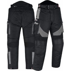 Motorbike Trouser Motorcycle Waterproof Pants Big Pocket Pants Removable Corduroy Textile Long Pants Armor Armored