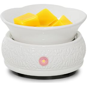 Bobolyn Wax Melt Warmer Burner Electric Scented Candle Wax Warmer, 4-in-1 Scented Wax Fragrance Melter for Home Office Bedroom Living Room Decor