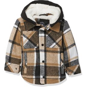 URBAN REPUBLIC Boys Wool Buffalo Plaid Shirt Jacket