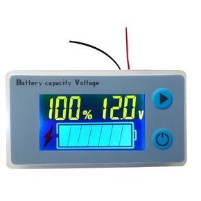 Golf Cart Battery Meter 10-100V Battery Monitor Digital Battery Capacity Voltmeter Tester (36V)