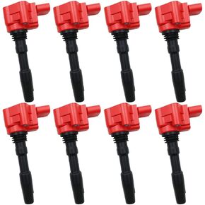 Performance Ignition Coil Packs Set Of 8 Compatible With AUDI A8 RS7 S6 S7 S8 BENTLEY FLYING SPUR 4.0T V8 EA824 EA825 Replacement For UF766 UF714 079905110H 079905110J 079905110N