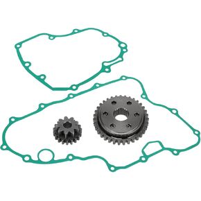 JAVIK Starter Starting Gear One-Way Clutch Bearing Gasket Kit for Honda TRX450ER TRX450 2006 2007 2008 2009 2010 2011 2012 2013 2014
