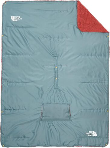 بطانية THE NORTH FACE Wawona Fluffy (طباعة نبات المريمية الداكنة / ميستي سيج) in Kuwait