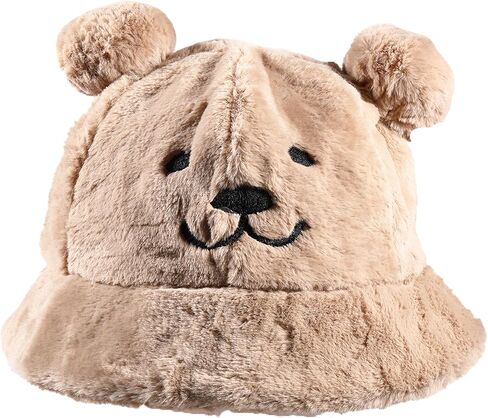 Winter Knit Hat for Women Winter Elastic Cute Bear Ear Skull Beanie Caps Autumn Winter Cute Crochet Beanies in Saudi Arabia