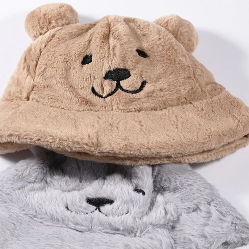 Winter Knit Hat for Women Winter Elastic Cute Bear Ear Skull Beanie Caps Autumn Winter Cute Crochet Beanies in Saudi Arabia