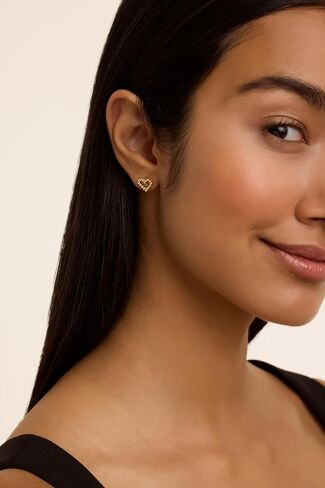 Ted Baker London Amorina Crystal Halo Heart Stud Earrings For Women in Saudi Arabia