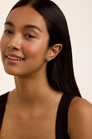 Ted Baker London Amorina Crystal Halo Heart Stud Earrings For Women in Saudi Arabia