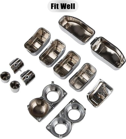 PSLER Hand Control Housing Cap Cover for Touring FLHT FLHX FLHR FL 2014-2024 Chrome 13 PCS in Saudi Arabia
