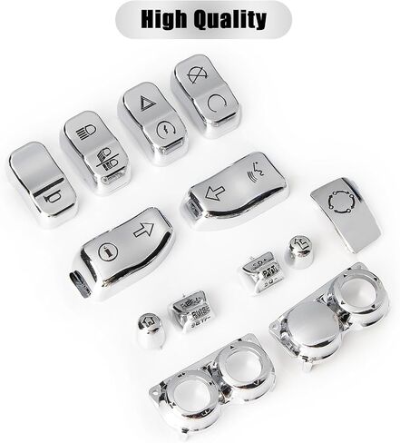 PSLER Hand Control Housing Cap Cover for Touring FLHT FLHX FLHR FL 2014-2024 Chrome 13 PCS in Saudi Arabia