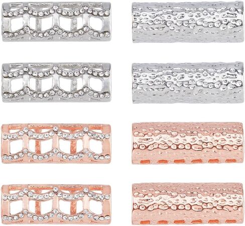 DICOSMETIC 10Pcs Bead Connector for Watch Band Alloy Watchband Connector 22mm Column Watch Band Adapters Watch Belt Trim Accessories for Women Men Watch Making Replacement in Saudi Arabia