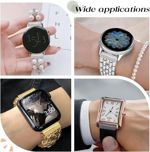DICOSMETIC 10 قطع موصل خرز لسوار الساعة، موصل حزام الساعة سبيكة 22 مم محولات حزام الساعة العمودي، ملحقات حزام الساعة للنساء والرجال، صنع الاستبدال in Saudi Arabia