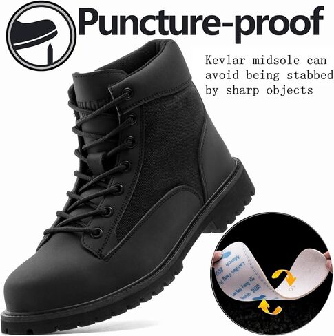 أحذية SUADEX ذات المقدمة الفولاذية للرجال والنساء، مقاومة للحرارة وغير قابلة للتدمير، أحذية سلامة العمل للحماية في الهواء الطلق in Kuwait