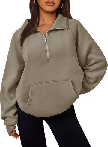 العصرية الملكة المرأة بلوزات المتضخم الربع البريدي البلوز كم طويل موضة الخريف 2024 الملابس الشتوية ثقوب الإبهام in Kuwait