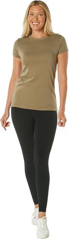 تي شيرت Rothco للسيدات طويل - Coyote Brown، XS in Saudi Arabia