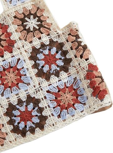 SHENHE Women's Sheer Floral Crochet Square Neck Sleeveless Cover Up Tank Crop Tops in Saudi Arabia