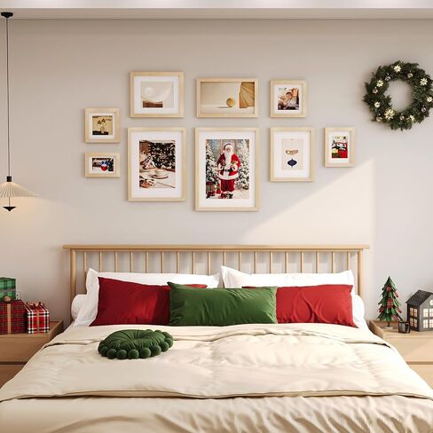 KINLINK 4x6 Picture Frames White - Wood Frames with Acrylic Plexiglass for 3.5x5 with Mat or 4x6 without Mat, Tabletop and Wall Mounting Display White,4 Pack in Kuwait