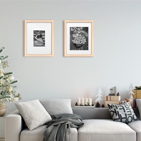 KINLINK 4x6 Picture Frames White - Wood Frames with Acrylic Plexiglass for 3.5x5 with Mat or 4x6 without Mat, Tabletop and Wall Mounting Display White,4 Pack in Kuwait