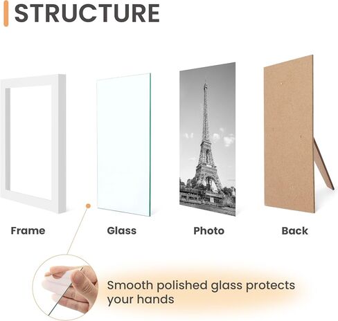 upsimples 5x7 Picture Frame with Real Glass,Bulk Photo Frames for Wall or Tabletop Display,Set of 17,Black in Saudi Arabia