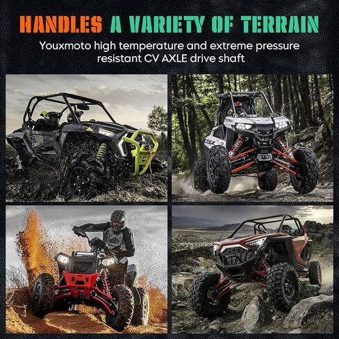 محور السيرة الذاتية الخلفي شديد التحمل من Youxmoto لـ Polaris Ranger 570 XP/الحجم الكامل 2015 2016 2017؛ رينجر 900 2013-2018; رينجر XP 1000 2017 2018; رينجر ديزل 2015-2018، عمود محرك فولاذي كروم 5140 in Kuwait