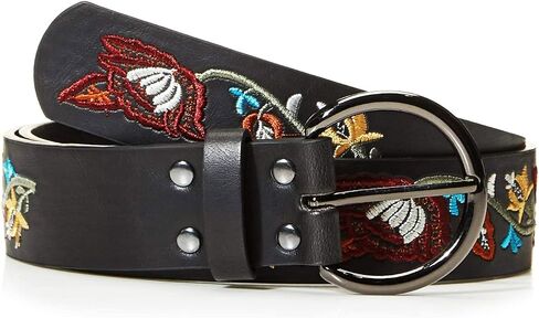Beautiful Nomad Belts for Women Western Fashion Boho Embroidery PU Leather Belt for Jeans Dress in Saudi Arabia