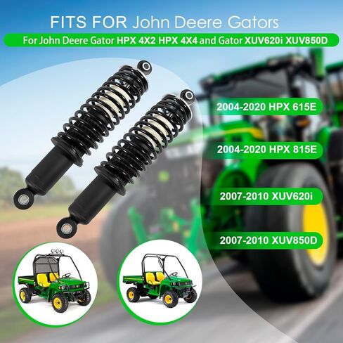 طقم تعليق AM135375 ممتص الصدمات الخلفي لليسار واليمين لجون ديري غاتورز XUV620I، XUV850D، HPX615E، HPX815E (2 قطعة) in Kuwait
