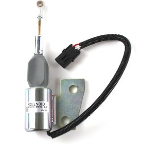 3991167 SA-4941-12 3964627 J932529 J931167 J930658 Fuel Shut Off Solenoid Valve for Cummins Engine 4BT 6BT 5.9L for Hyundai Excavator R130 R170 for Case Loader 584E 585E