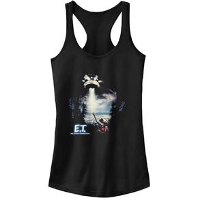 E.T. Juniors' ET Spaceship Racerback Tank Top Black