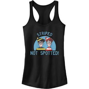 Where's Waldo? Juniors' Brother Mother Racerback Tank Top Black