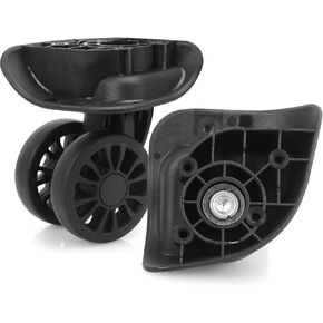 2pcs Luggage Wheel Replacement, Suitcase Swivel Casters Plastic for DIY Repair, Spinner Wheels Mute 360 Degree Rotation, A159B in Kuwait