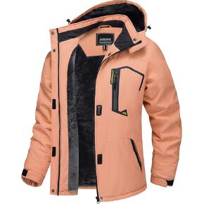 TACVASEN Women's Winter Jacket Waterproof Ski Jacket Hooded Fleece Lined Warm Snow Coat Mountain Windproof Rain Windbreaker