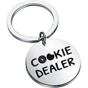 CENWA Girl Scout Keychain Scout Cookie Dealer Keychain Scouts Group Gift Girl Scout Leader Keychain