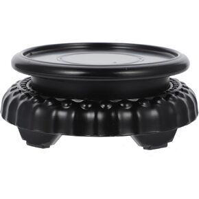 Alipis Base Basin Frame Sculpture Display Base Chinese Vase Stand Pots for Plants Fishbowl Display Stand Flowerpot Pedestal Vases Ceramic Seat Bamboo Wood Plastic To Rotate Solid Wood