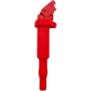 PERFORMANCE ALL RED IGNITION COIL UF592 12137594937 SET OF 1 COMPATIBLE WITH BMW 1 2 3 4 5 6 7 8 Series X3 X4 X5 X6 X7 MINI R55 R56 N16 N46 N20 N52 N54 N55 N63 S63 N73 L4 L6 V8 V12 E&F Chassis