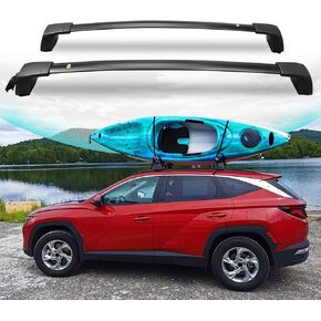 HEKA Cross Bar for 2022 2023 2024 2025 Hyundai Tucson SE SEL N Line Limited NX4 XRT Blue Hybrid Crossbar Roof Rail Rack Accessories (Work with Factory Side Rails)