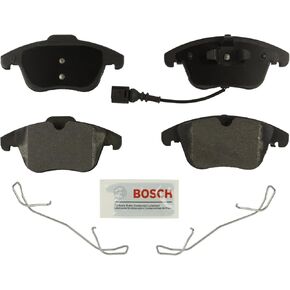 BOSCH BE1375H Blue Semi-Metallic Disc Brake Pad Set With Hardware - Compatible With Select Audi Q3, Q3 Quattro; Ford Mondeo; Volkswagen Passat, Tiguan; FRONT