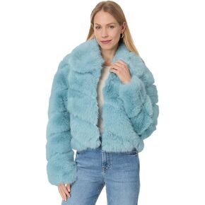 Avec Les Filles Women's Luxe Faux Fur Paneled Coat
