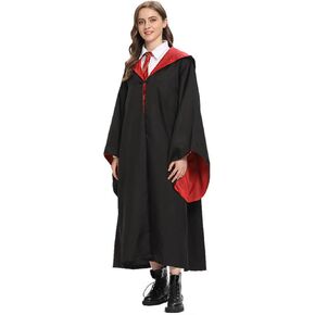 Wizard Robe Magic Cloak, Halloween Costume Cosplay for Teens and Adult, Dress Up Accessory for Men and Women