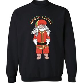 Rasta Claus - Ugly Christmas Sweater - Reggae - Funny Christmas Sweatshirt