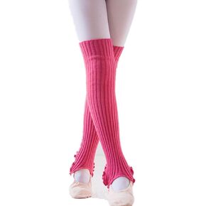 Little Girls Leg Warmers Knitted Crochet Long Sock Yoga Sport Ballet Accessories