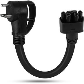 2ft NEMA TT-30P محول المحمول للجيل 2 تسلا ، 125 فولت 30 أمبير محول شاحن تسلا المحمول